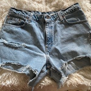 Vintage Levi jean shorts